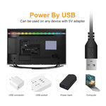 Dải đèn LED 16 màu điều khiển từ xa RGB, dây đèn USB Symphony Neon trang trí ánh sáng mềm mại, 3m, 4m