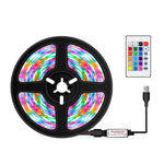 Dải đèn LED 16 màu điều khiển từ xa RGB, dây đèn USB Symphony Neon trang trí ánh sáng mềm mại, 3m, 4m