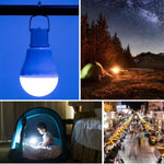 Bóng Đèn LED Năng Lượng Mặt Trời USB Di Động Đèn Khẩn Cấp Ngoài Trời Đèn Chiếu Sáng Cắm Trại