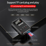 Bộ thu phát Bluetooth 5.0 2 trong 1 cho máy tính, loa, xe hơi FM, màu đen