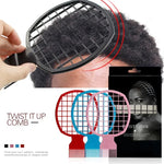 Lược tóc xoăn nam tóc bím bẩn Afro, NO8-1 đen, NO8-2 đỏ, NO8-3 hồng, NO8-4 xanh dương