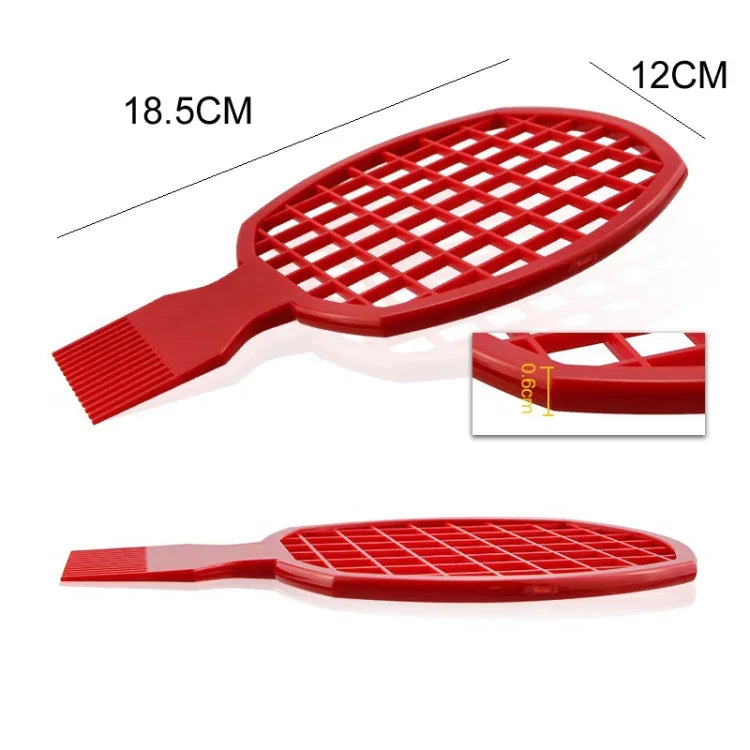 Lược tóc xoăn nam tóc bím bẩn Afro, NO8-1 đen, NO8-2 đỏ, NO8-3 hồng, NO8-4 xanh dương