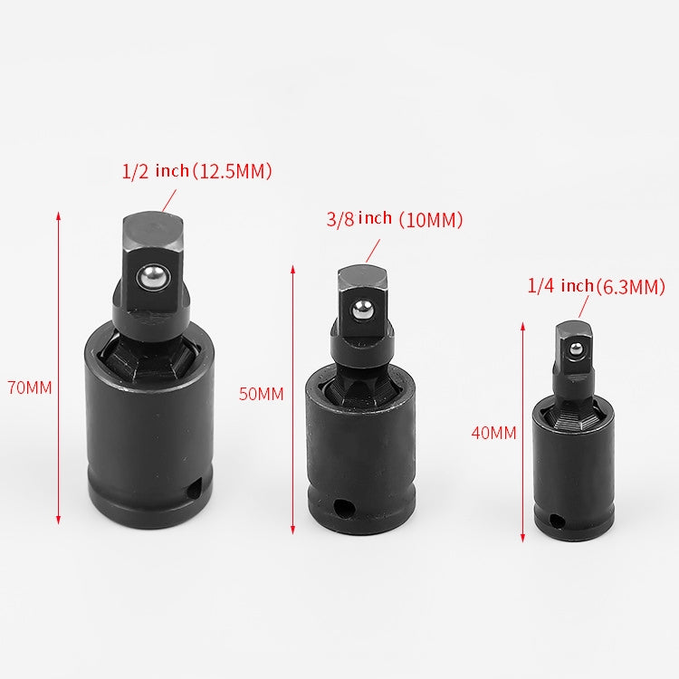 Windurate Universal Joint Connector Electric Wrench Sleeve Joint Electrical Steering Head, Specification : 1/4 inch, 1/4 inch, 1/2 inch, 3/8 inch