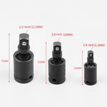 Khớp Nối Đầu Vặn Điện Windurate Đa Năng, Đầu Lắp Tay Lái Điện, Kích Thước: 1/4 inch, 1/4 inch, 1/2 inch, 3/8 inch