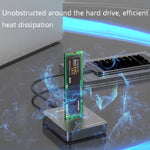 Ổ cứng thể rắn M.2 NGFF / NVME dưới cùng USB3.1 cho máy tính xách tay SSD ngoài, kiểu:, SD01 (Giao thức M.2 SATA), SD02 (Giao thức M.2 NVME)