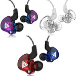 QKZ AK6 2 cái tai nghe thể thao có dây 3.5mm in-ear subwoofer, 2 cái, 2 cặp