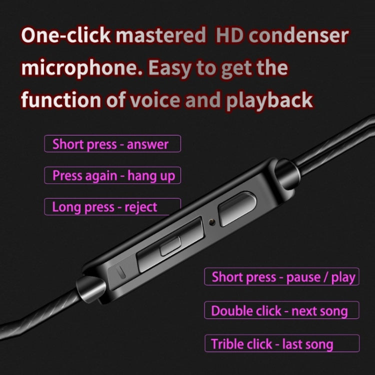 QKZ AK6 2 cái tai nghe thể thao có dây 3.5mm in-ear subwoofer, 2 cái, 2 cặp