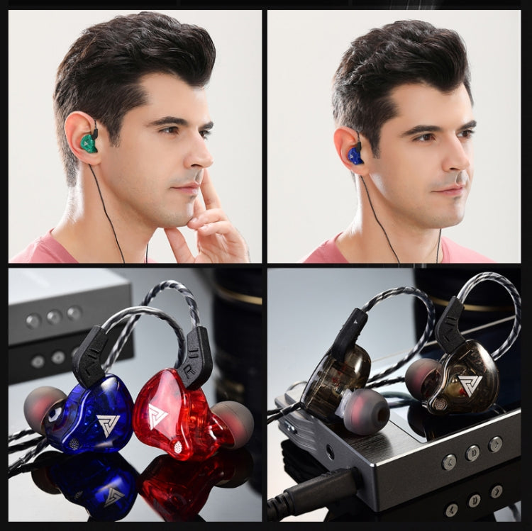QKZ AK6 2 cái tai nghe thể thao có dây 3.5mm in-ear subwoofer, 2 cái, 2 cặp