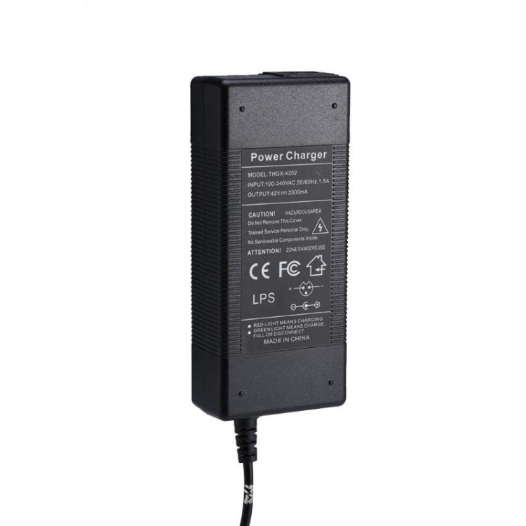 THGX-4202 42V / 2A Cổng sạc DC 5.5mm Bộ chuyển đổi nguồn xe điện đa năng Sạc pin lithium cho Xiaomi Mijia M365 & Ninebot ES2 / ES4, Phích cắm EU, Phích cắm US, Phích cắm UK, Phích cắm AU