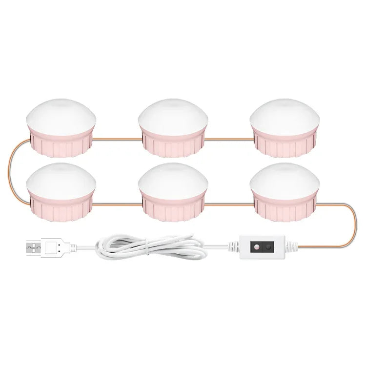 Đèn Trang Điểm LED Đèn Trước Gương Làm Đẹp Đèn Chiếu Sáng Cảm Ứng Quét Tay, 2 Bóng, 6 Bóng, 10 Bóng, 14 Bóng