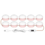 Đèn Trang Điểm LED Đèn Trước Gương Làm Đẹp Đèn Chiếu Sáng Cảm Ứng Quét Tay, 2 Bóng, 6 Bóng, 10 Bóng, 14 Bóng
