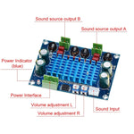 Bo mạch khuếch đại công suất kỹ thuật số công suất cao HW-447 TPA3116D2, khung chuyên dụng cắm 5-28V, công suất đầu ra 120W