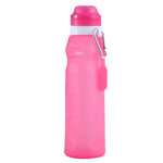 Cốc Gấp Silicone 600ml XC-282 Dùng Cho Cắm Trại Đạp Xe Thể Thao, Màu Trắng, Hồng, Xanh Dương, Màu Bưởi