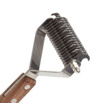 Lược Làm Sạch Và Chải Lông Thú Cưng Bằng Thép Không Gỉ Walnut, Lớn