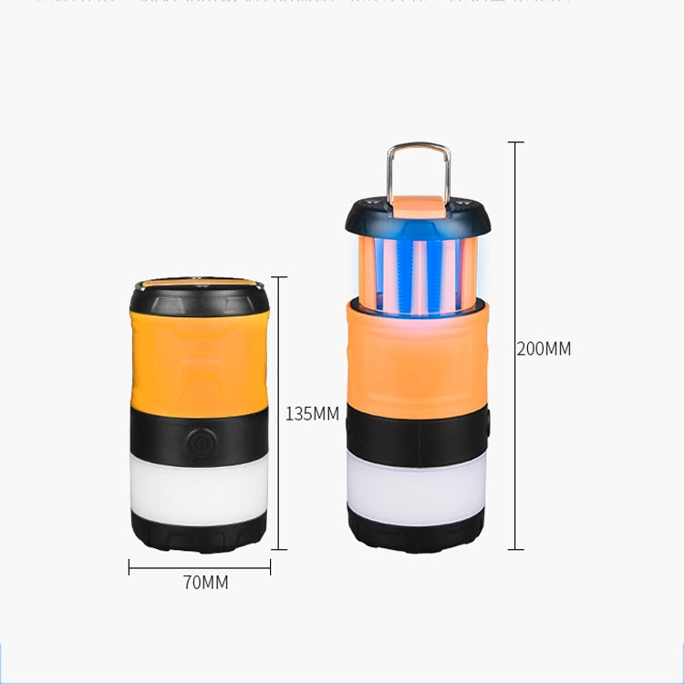 Đèn Diệt Muỗi Điện LED Ngoài Trời Chống Nước Đèn Cắm Trại Đèn Pin, Màu Cam, Xanh Da Trời, Xanh Nhạt