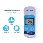 TTE35065 Bộ ghi dữ liệu nhiệt độ kỹ thuật số USB cho kho lưu trữ, kho lạnh, kho đông và phòng thí nghiệm, TTE35065