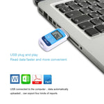 TTE35065 Bộ ghi dữ liệu nhiệt độ kỹ thuật số USB cho kho lưu trữ, kho lạnh, kho đông và phòng thí nghiệm, TTE35065