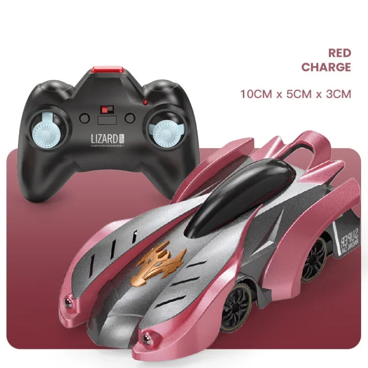 Xe điều khiển từ xa leo tường mini xe điện điều khiển từ xa đồ chơi trẻ em, Phiên bản tay cầm sạc đỏ RC, Phiên bản tay cầm ngọn lửa đỏ RC, Phiên bản tay cầm phanh xanh RC, Phiên bản tay cầm tia chớp xanh RC, Phiên bản đồng hồ sạc đỏ RC