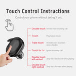 Tai nghe Bluetooth không dây Y30 5.0 in-ear mini, màu đen, trắng, màn hình kỹ thuật số màu đen