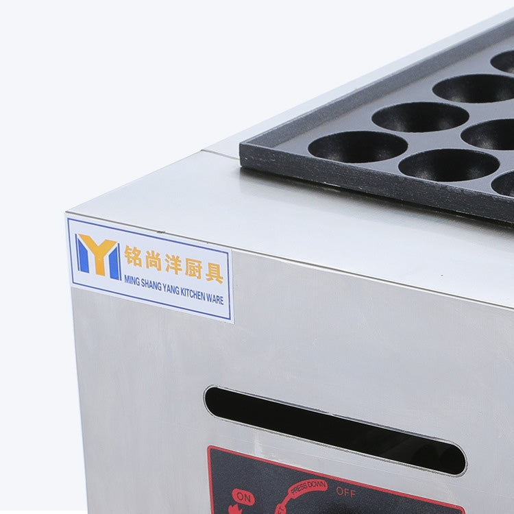 Bếp làm viên cá gas Máy làm bánh Takoyaki gas