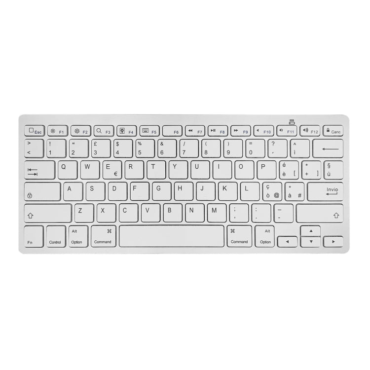 Bàn phím nhỏ 78 phím Bluetooth 3.0 X5 hỗ trợ nhiều ngôn ngữ, tiếng Ý, tiếng Trung truyền thống, tiếng Anh, tiếng Thái