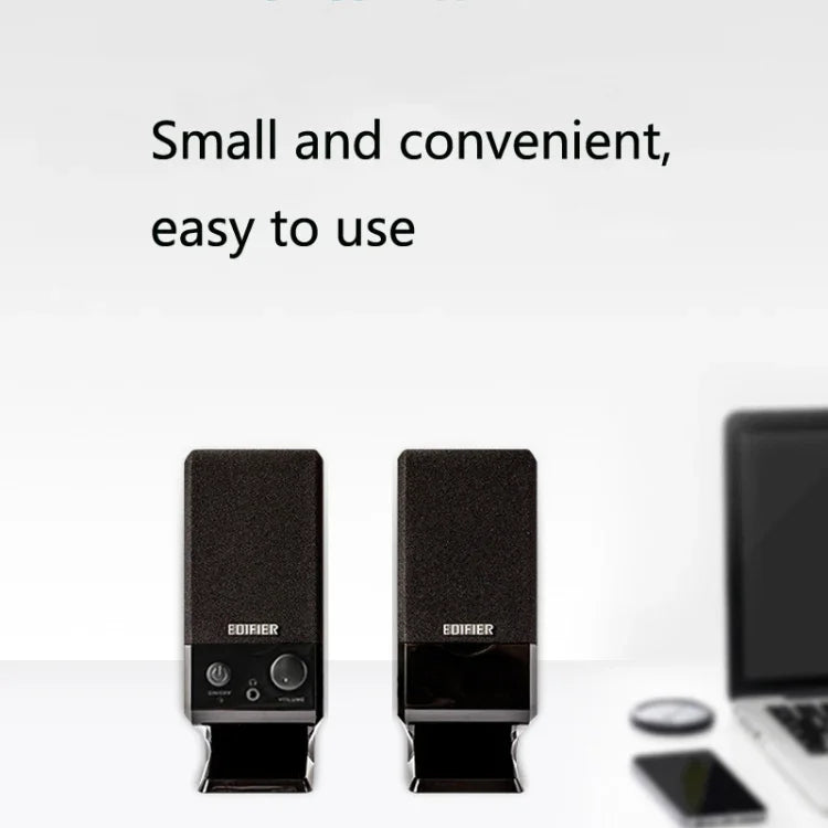 Loa mini USB cho laptop Edifier R10U, R10U màu đen