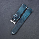 HB001 Color-Changing  Retro Oil Wax Leather Ultra-Thin Universal Watch Strap, 18mm, 20mm, 22mm