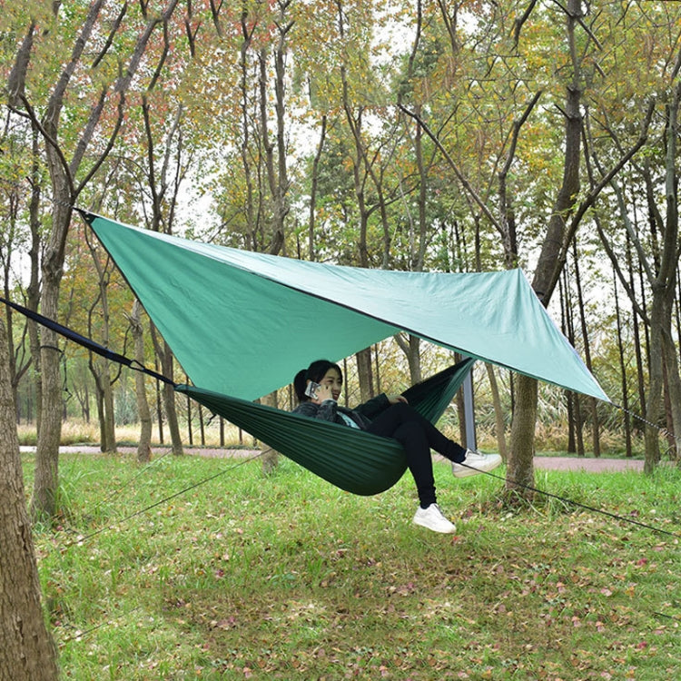 Bộ Võng Che Nắng + Chống Muỗi Cắm Trại Ngoài Trời Vải Dù Lưới Chống Muỗi, 360x290cm Màu Xanh Mực