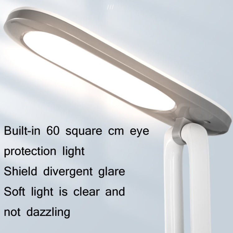 Đèn bàn LED YAGE T125 USB gấp được, đèn đọc bảo vệ mắt, màu trắng sứ, trắng xanh, trắng hồng