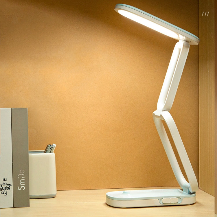 Đèn bàn LED YAGE T125 USB gấp được, đèn đọc bảo vệ mắt, màu trắng sứ, trắng xanh, trắng hồng