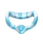 Ốp mắt silicone VR chống mồ hôi và khử trùng cho kính VR Oculus Quest 2, màu trắng xanh, trắng hồng, trắng vàng