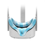 Ốp mắt silicone VR chống mồ hôi và khử trùng cho kính VR Oculus Quest 2, màu trắng xanh, trắng hồng, trắng vàng