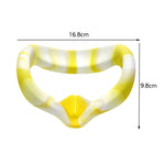 Ốp mắt silicone VR chống mồ hôi và khử trùng cho kính VR Oculus Quest 2, màu trắng xanh, trắng hồng, trắng vàng