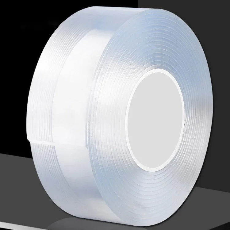 Băng keo nano dán hai mặt trong suốt, không để lại vết, có thể giặt nước, các kích thước: 1x30x1000mm, 1x30x2000mm, 1x30x3000mm, 2x30x1000mm, 2x30x2000mm, 2mm x 3cm x 3m, 2x30x5000mm