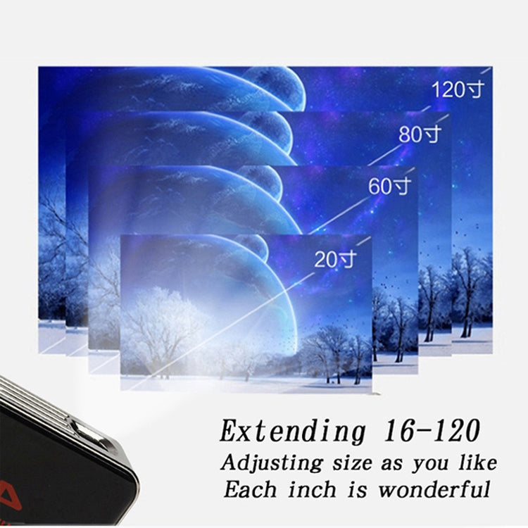 Máy chiếu mini DLP HD thông minh hệ điều hành Android C6 1G+8G, Máy chiếu di động gia đình điện thoại, Phích cắm US (Đen), Phích cắm EU (Đen), Phích cắm UK (Đen), Phích cắm AU (Đen), Phích cắm US (Trắng), Phích cắm AU (Trắng)