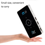 Máy chiếu mini DLP HD thông minh hệ điều hành Android C6 1G+8G, Máy chiếu di động gia đình điện thoại, Phích cắm US (Đen), Phích cắm EU (Đen), Phích cắm UK (Đen), Phích cắm AU (Đen), Phích cắm US (Trắng), Phích cắm AU (Trắng)