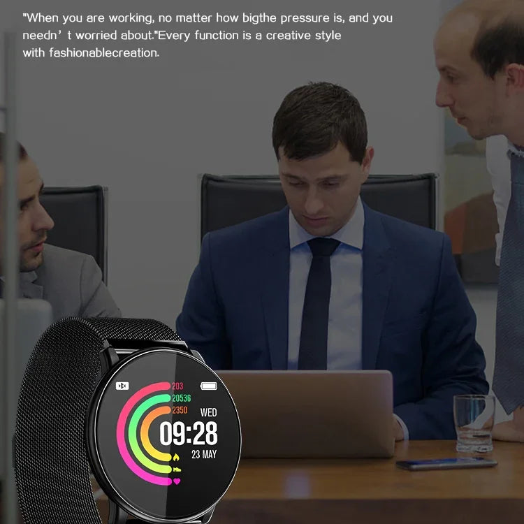 Đồng hồ thông minh X7 chống nước IP68 dành cho nam, đồng hồ thể thao Android Bluetooth hỗ trợ nhịp tim / nhắc nhở cuộc gọi / đếm bước chân / theo dõi giấc ngủ / định vị