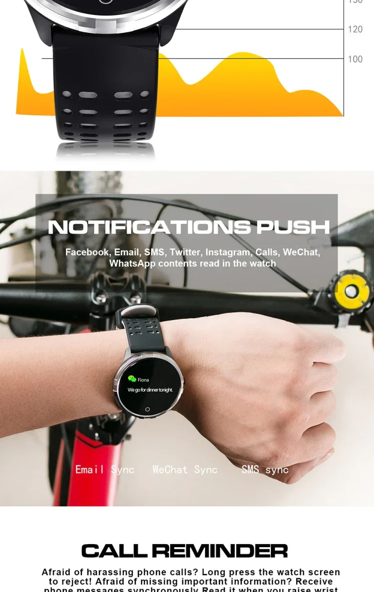 Đồng hồ thông minh X7 chống nước IP68 dành cho nam, đồng hồ thể thao Android Bluetooth hỗ trợ nhịp tim / nhắc nhở cuộc gọi / đếm bước chân / theo dõi giấc ngủ / định vị