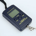 10g Mini Digital Fishing Scale Travel Weighting Steelyard Hanging Electronic Hook Scale Kitchen Weight Tool, Capacity:40kg, 40kg without Backlight, 40kg with Backlight