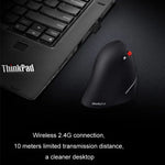 Chuột không dây Lenovo Thinkbook thiết kế công thái học cầm bên hông, chuột cầm bên hông