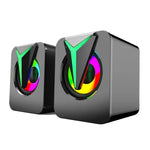 Loa máy tính để bàn FT-25-1 với đèn RGB nhiều màu sắc