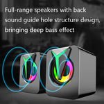 Loa máy tính để bàn FT-25-1 với đèn RGB nhiều màu sắc