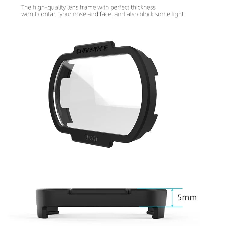Sunnylife FV-Q9334 2 chiếc Ống kính cận thị Kính điều chỉnh cận thị Phi cầu cho Kính DJI FPV V2, 100 độ, 150 độ, 200 độ, 250 độ, 300 độ, 350 độ, 400 độ, 450 độ, 500 độ, 550 độ, 600 độ, 700 độ, 800 độ
