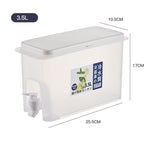 Bình Nước Lạnh Gia Đình Có Vòi, Bình Trà Trái Cây Tủ Lạnh, Xô Nước Mùa Hè 3.5L