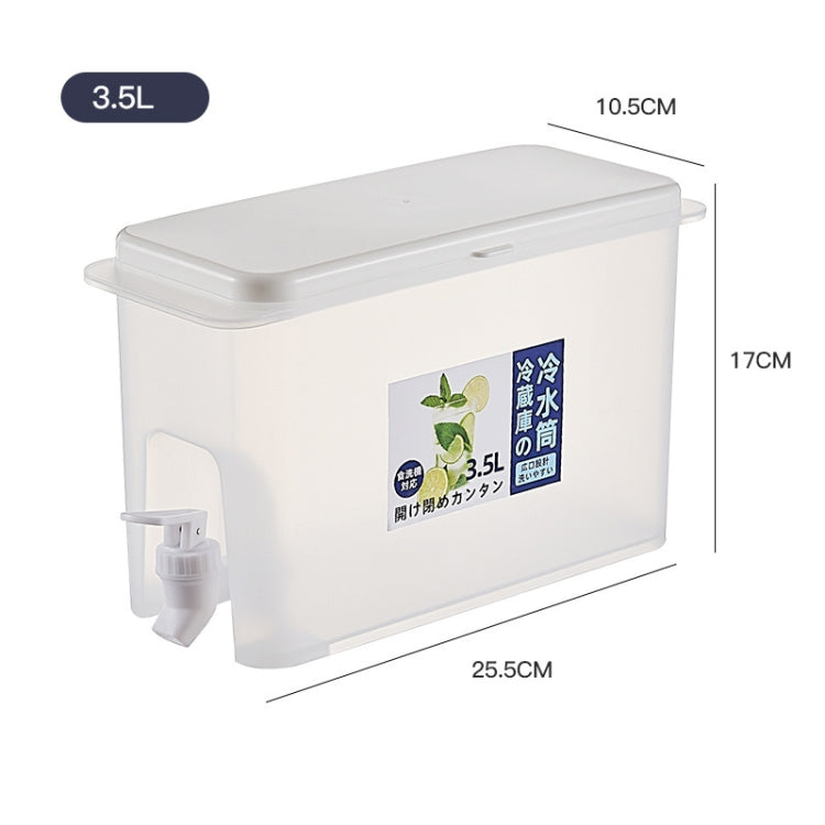 Bình Nước Lạnh Gia Đình Có Vòi, Bình Trà Trái Cây Tủ Lạnh, Xô Nước Mùa Hè 3.5L