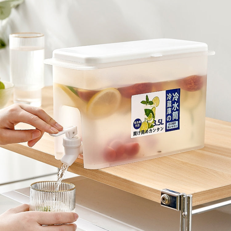 Bình Nước Lạnh Gia Đình Có Vòi, Bình Trà Trái Cây Tủ Lạnh, Xô Nước Mùa Hè 3.5L