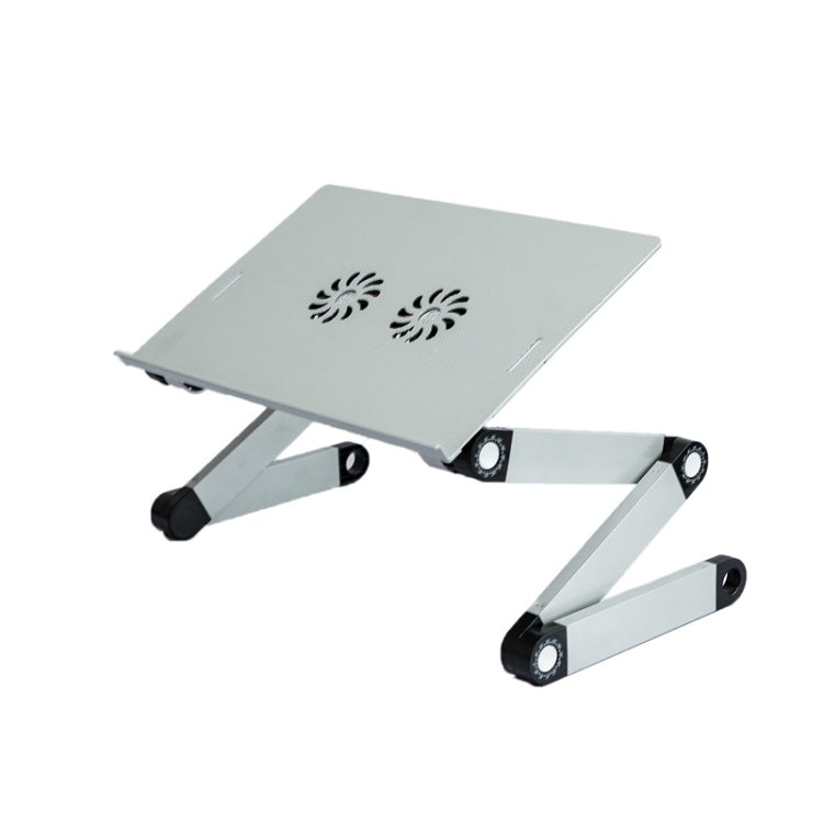 Giá đỡ bàn làm việc gập và nâng cao bằng hợp kim nhôm T8, có bàn di chuột (đen), có bàn di chuột (bạc), có quạt và bàn di chuột (đen), có quạt và bàn di chuột (bạc)
