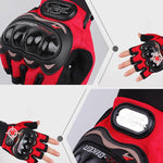 Găng tay đi xe ngoài trời PRO-BIKER PRO01C chống rơi bảo vệ an toàn nửa ngón, M, L, XL, XXL