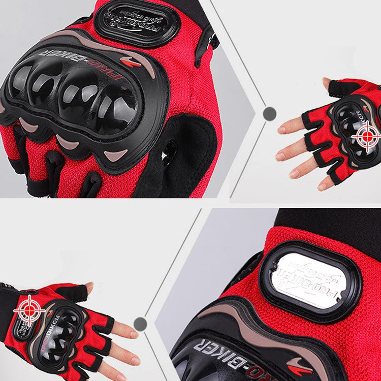 Găng tay đi xe ngoài trời PRO-BIKER PRO01C chống rơi bảo vệ an toàn nửa ngón, M, L, XL, XXL