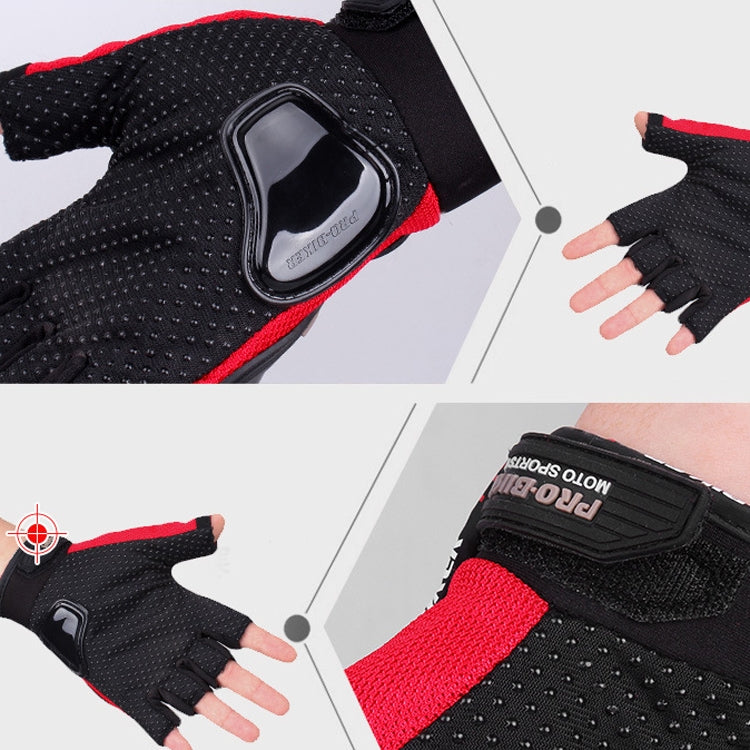 Găng tay đi xe ngoài trời PRO-BIKER PRO01C chống rơi bảo vệ an toàn nửa ngón, M, L, XL, XXL